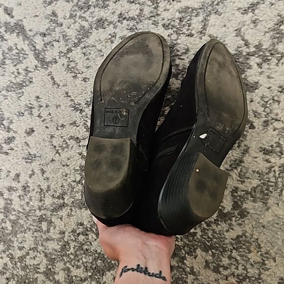 🎁Mtl design suede feel ankle booties - Picture 4 of 4